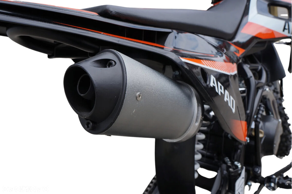 motorka 125cc 4-takt apaq pro max výfuk