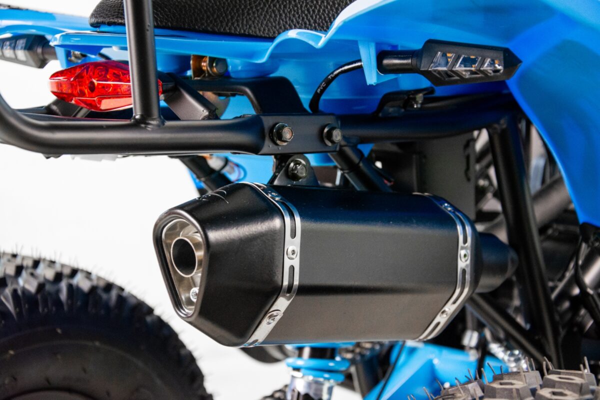 štvorkolka XTR výfuk