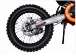 Silná elektrická cross motorka zadné koleso