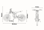 Elektrická cross motorka GT73 2400 W 72V – electric dirt bike – Obrázok 22