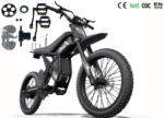 Elektrická cross motorka GT73 PRO 3000W 60V – electric dirt bike – Obrázok 5