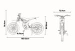 Elektrická cross motorka GT73 PRO 3000W 60V – electric dirt bike – Obrázok 8