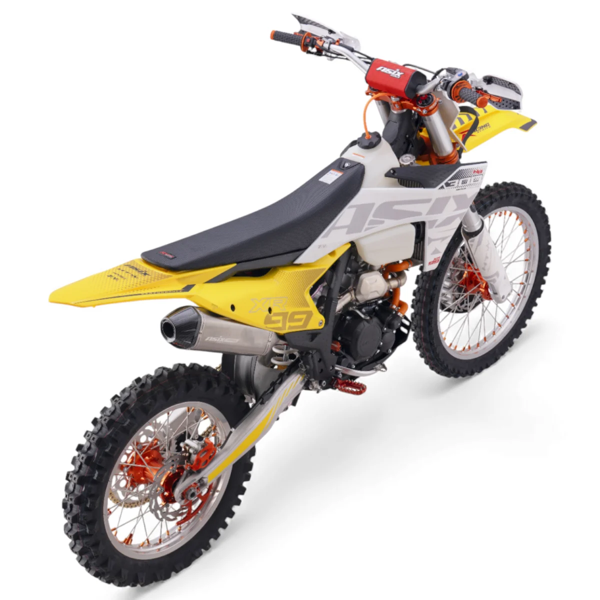motorka do terénu žltá