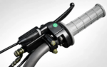 Detail prednej brzdovej páčky KXD PRO GT-125S