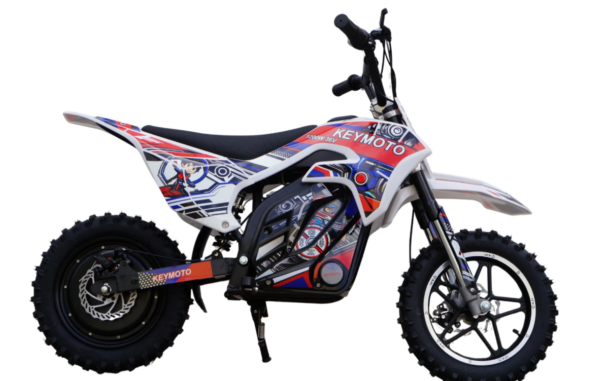Elektrický minicross KEYMOTO 1200W s kolesami 10